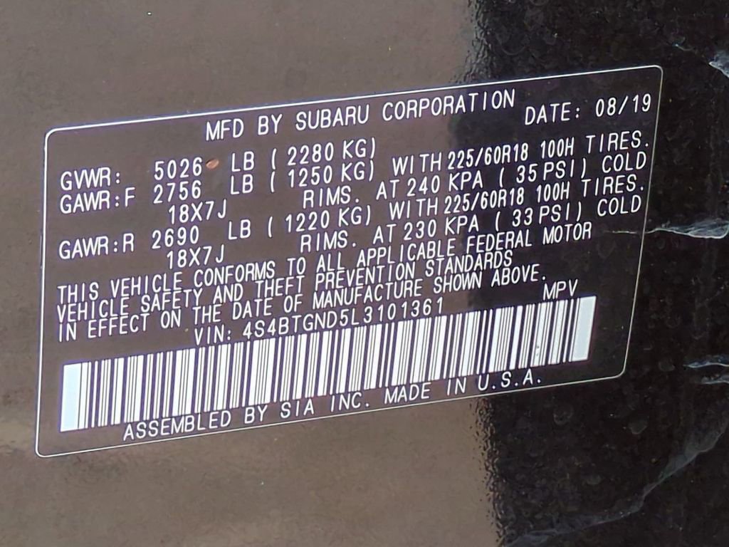 Used 2020 Subaru Outback Limited XT image 10