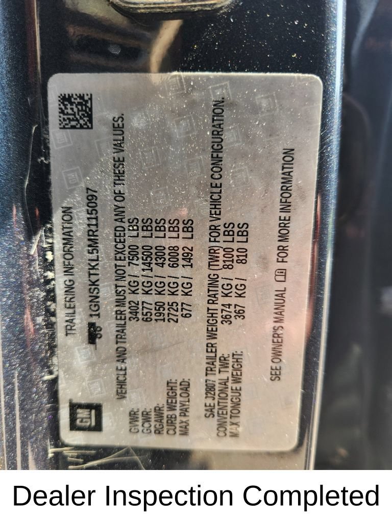 Used 2021 Chevrolet Tahoe High Country w/ Premium Package AWD/4WD image 5