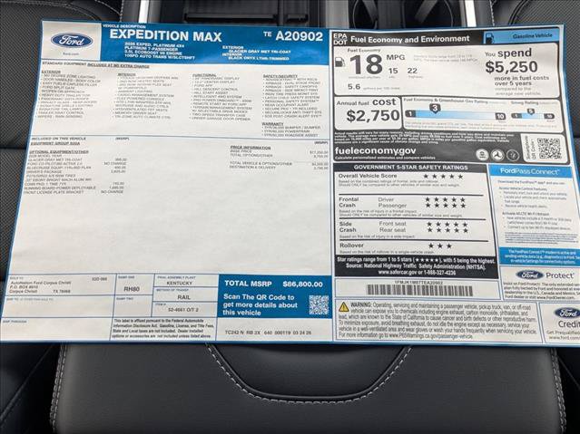 New 2026 Ford Expedition Max Platinum AWD/4WD image 18