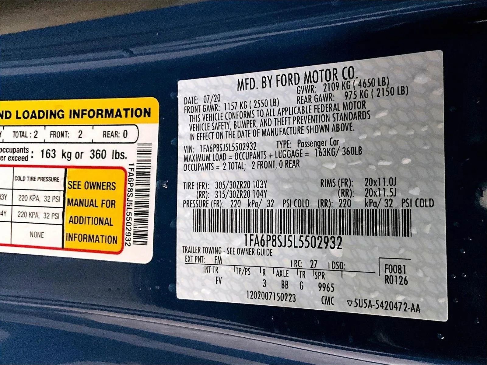 Used 2020 Ford Mustang Shelby GT500 w/ Carbon Fiber Track Pack RWD image 30