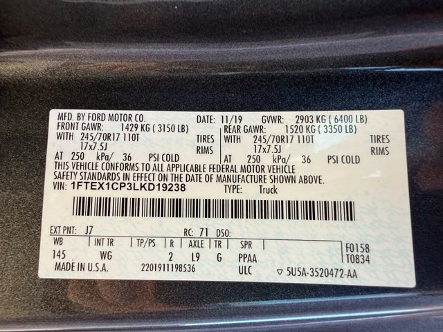 Used 2020 Ford F150 XL w/ Equipment Group 101A Mid RWD image 33