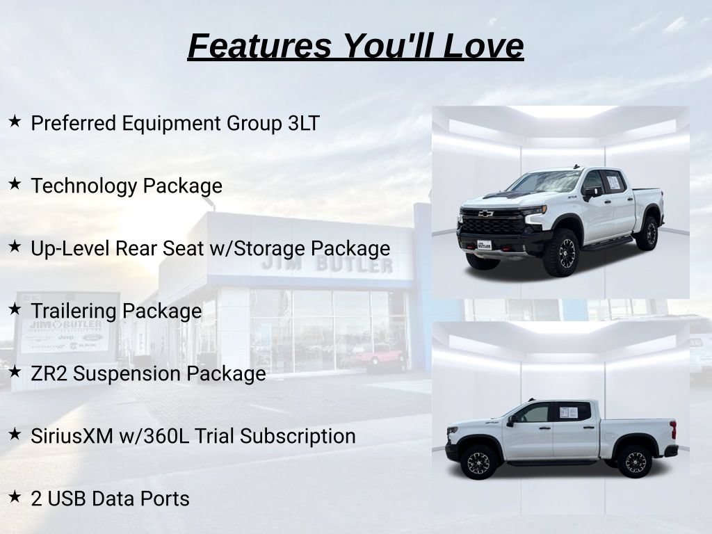 Used 2025 Chevrolet Silverado 1500 ZR2 w/ Technology Package AWD/4WD image 35