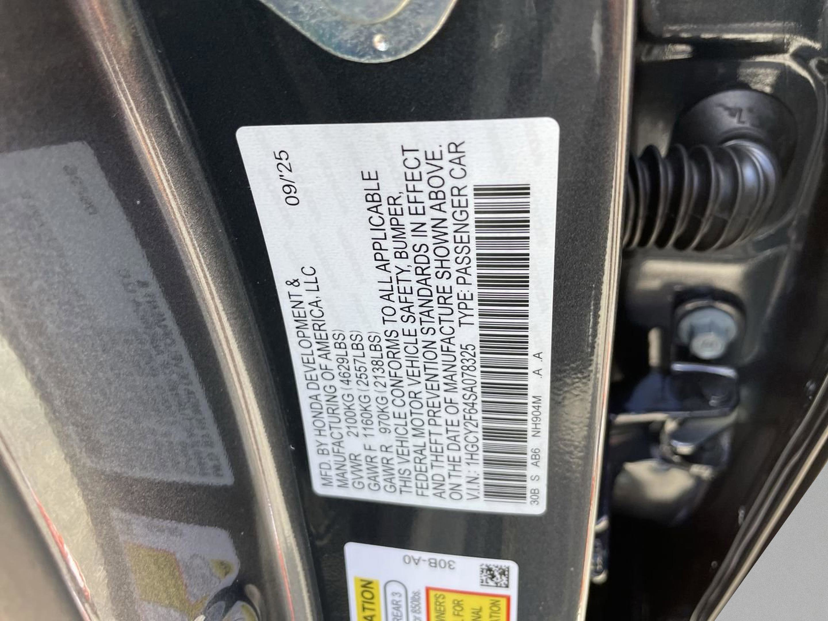 New 2025 Honda Accord EX-L image 31