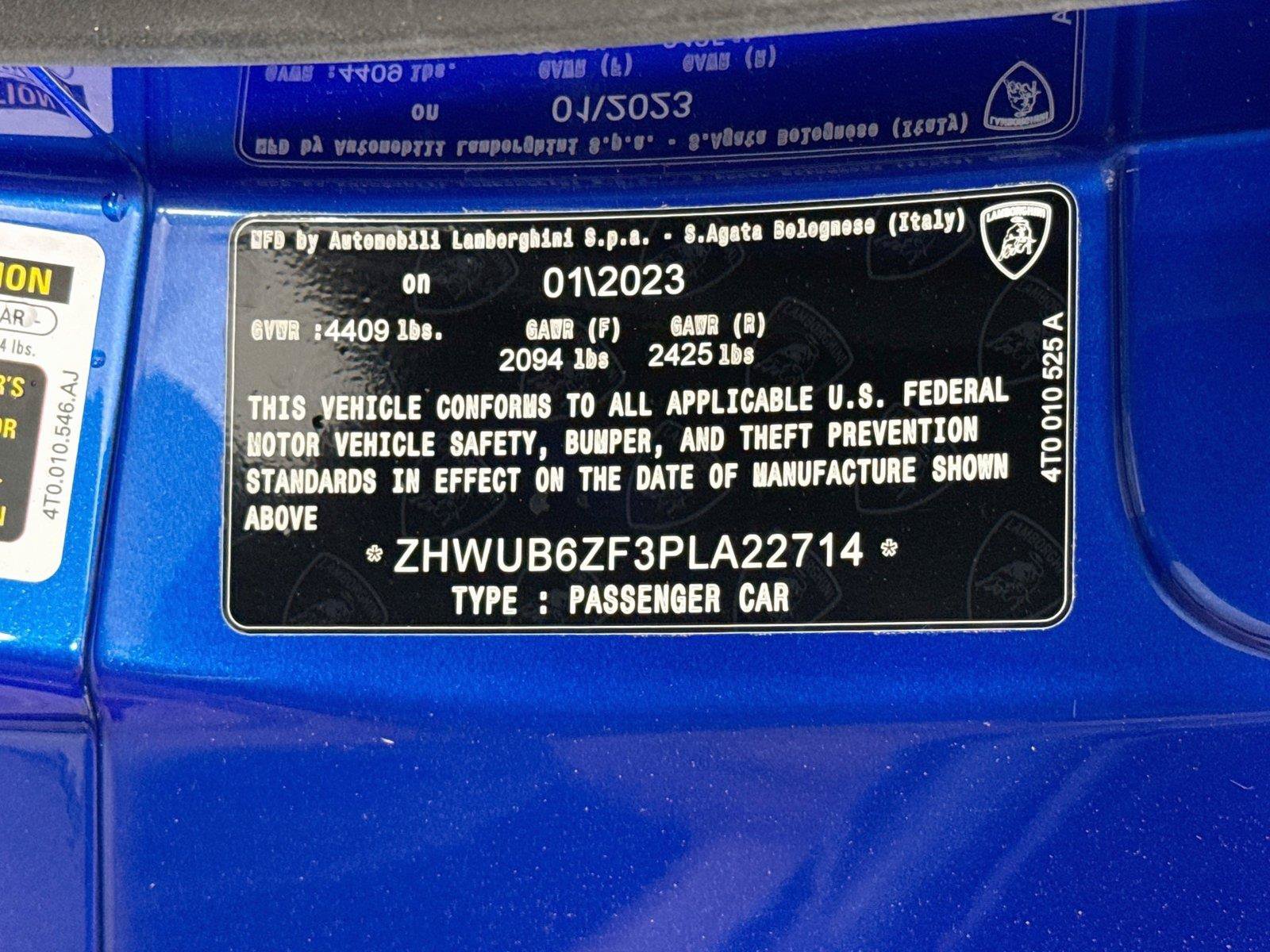 Used 2023 Lamborghini Huracan Tecnica RWD image 25