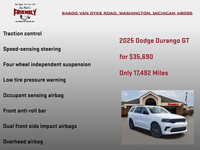 Used 2025 Dodge Durango GT w/ Blacktop Package AWD/4WD image 20