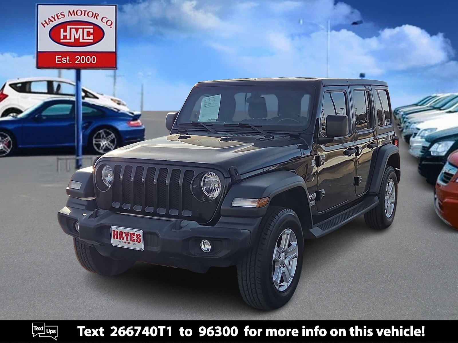 Used 2020 Jeep Wrangler Unlimited Sport S image 1