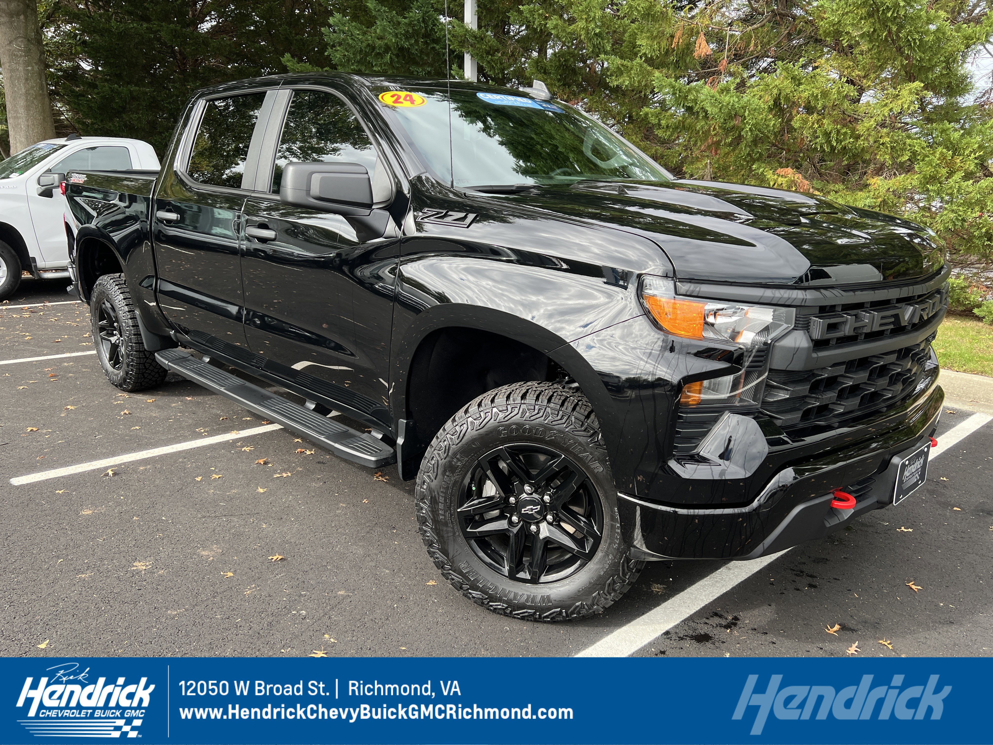 Certified 2024 Chevrolet Silverado 1500 Custom Trail Boss w/ LPO, Dark Essentials Package