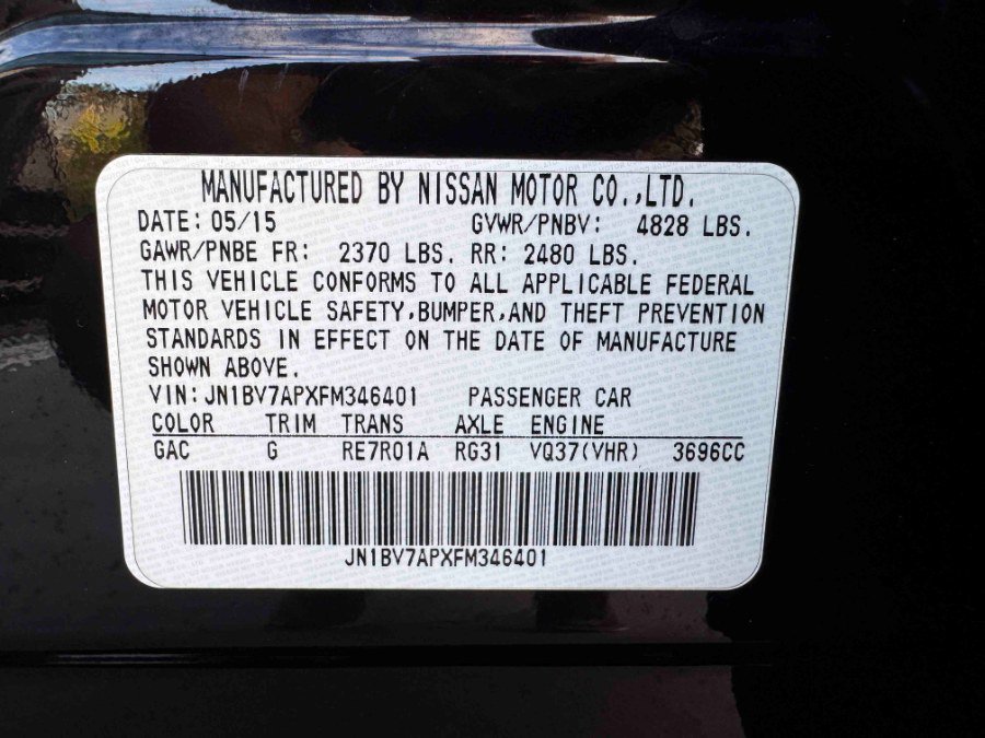 Used 2015 INFINITI Q50 Premium image 36