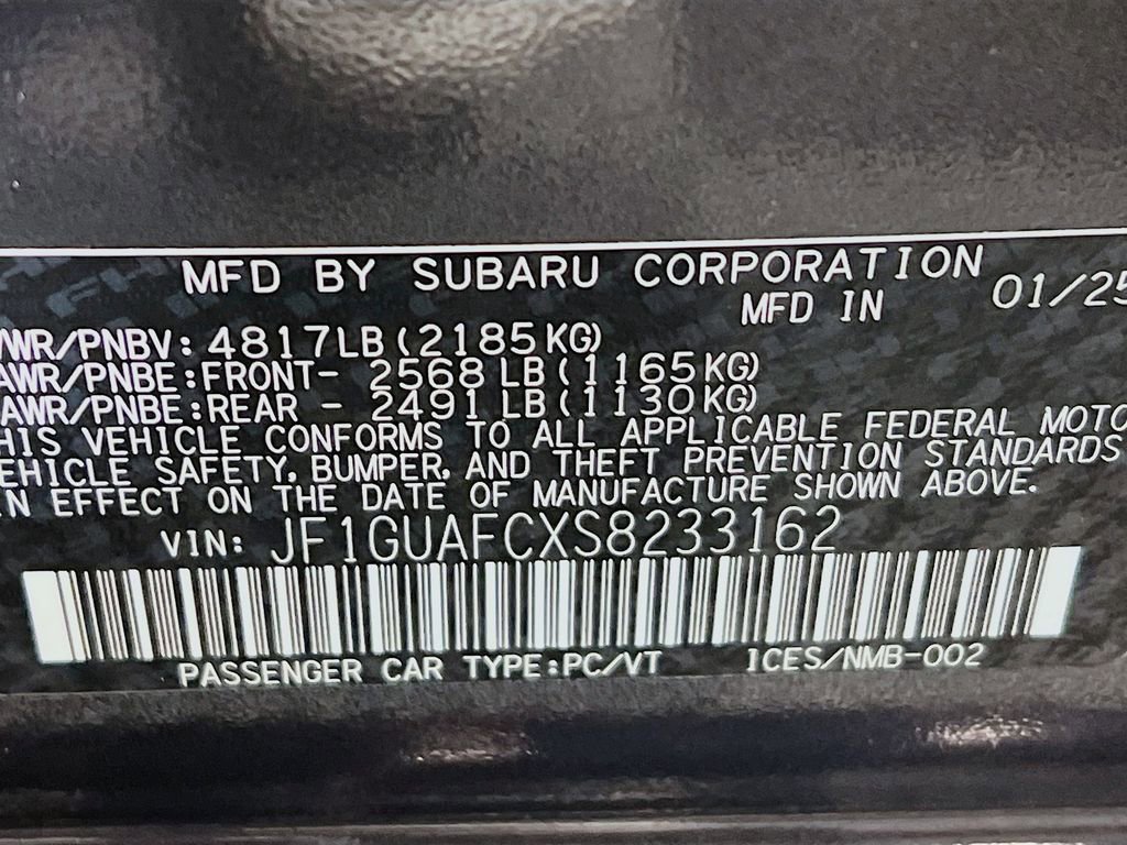 Certified 2025 Subaru Impreza 2.0i Sport AWD/4WD image 28