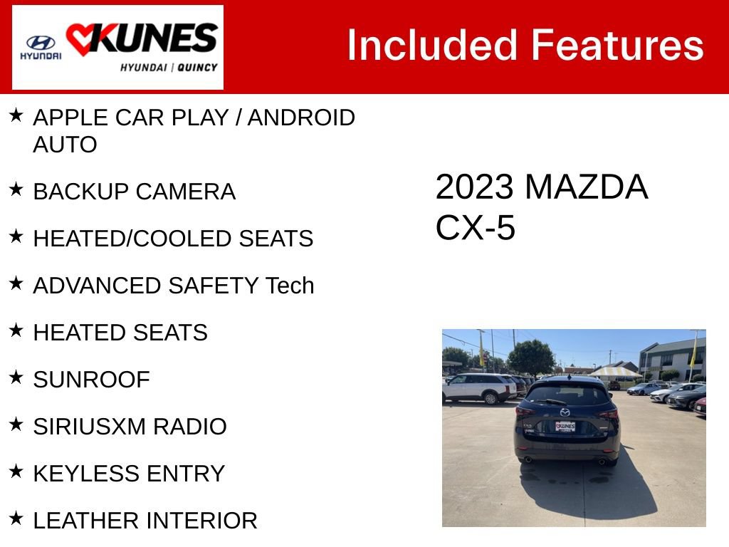 Used 2023 MAZDA CX-5 AWD 2.5 S w/ Premium Plus Pkg image 2