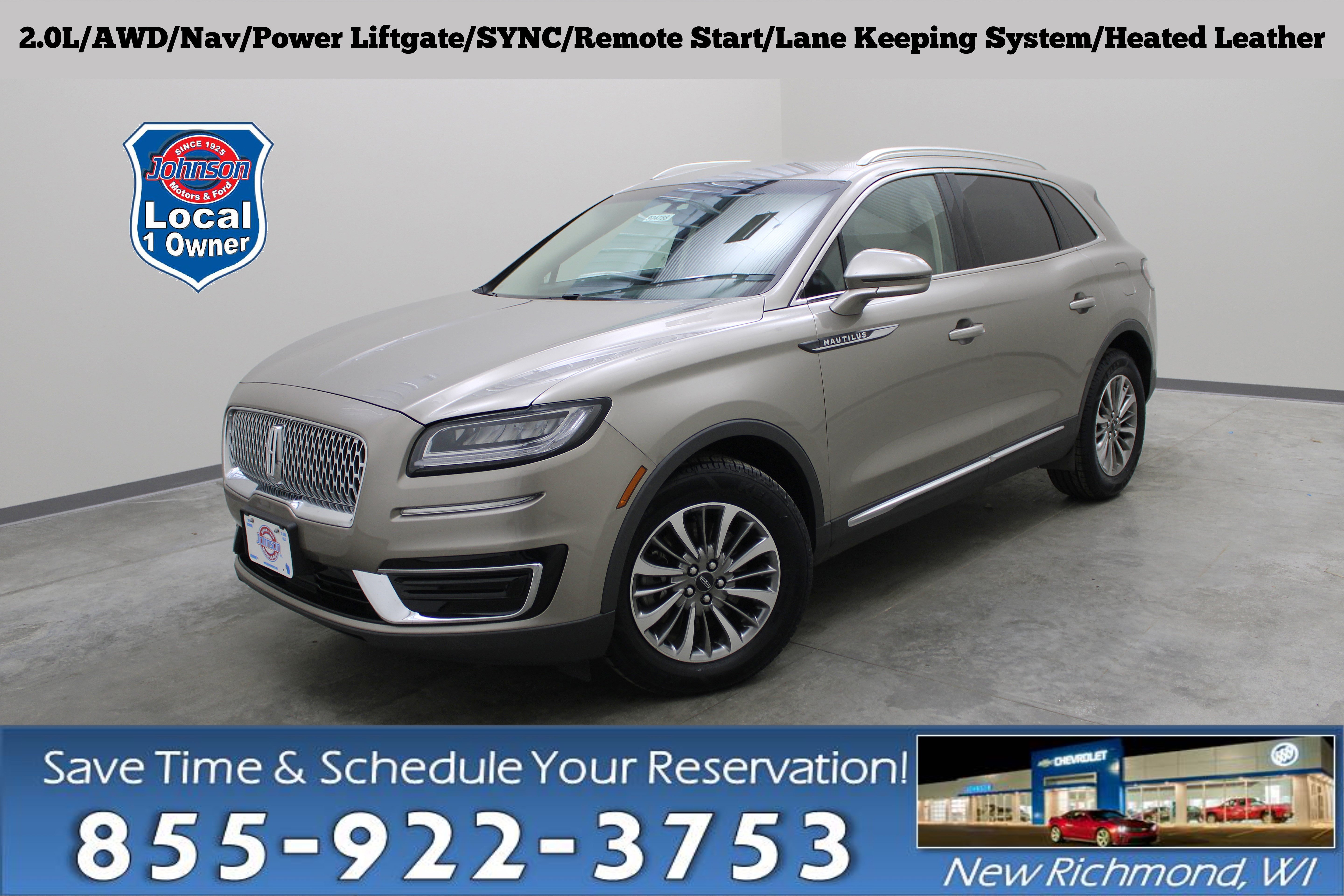 Used 2020 Lincoln Nautilus Premier w/ Equipment Group 101A