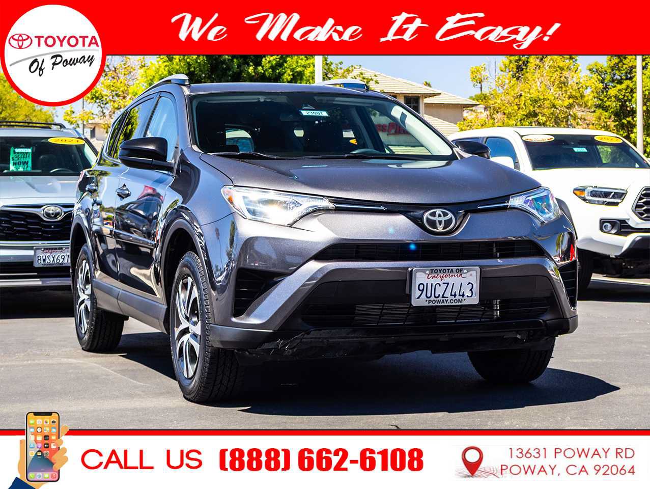 Certified 2017 Toyota RAV4 LE w/ Carpet Mat Package