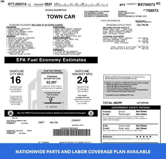 Used 2011 Lincoln Town Car Signature Limited RWD image 6