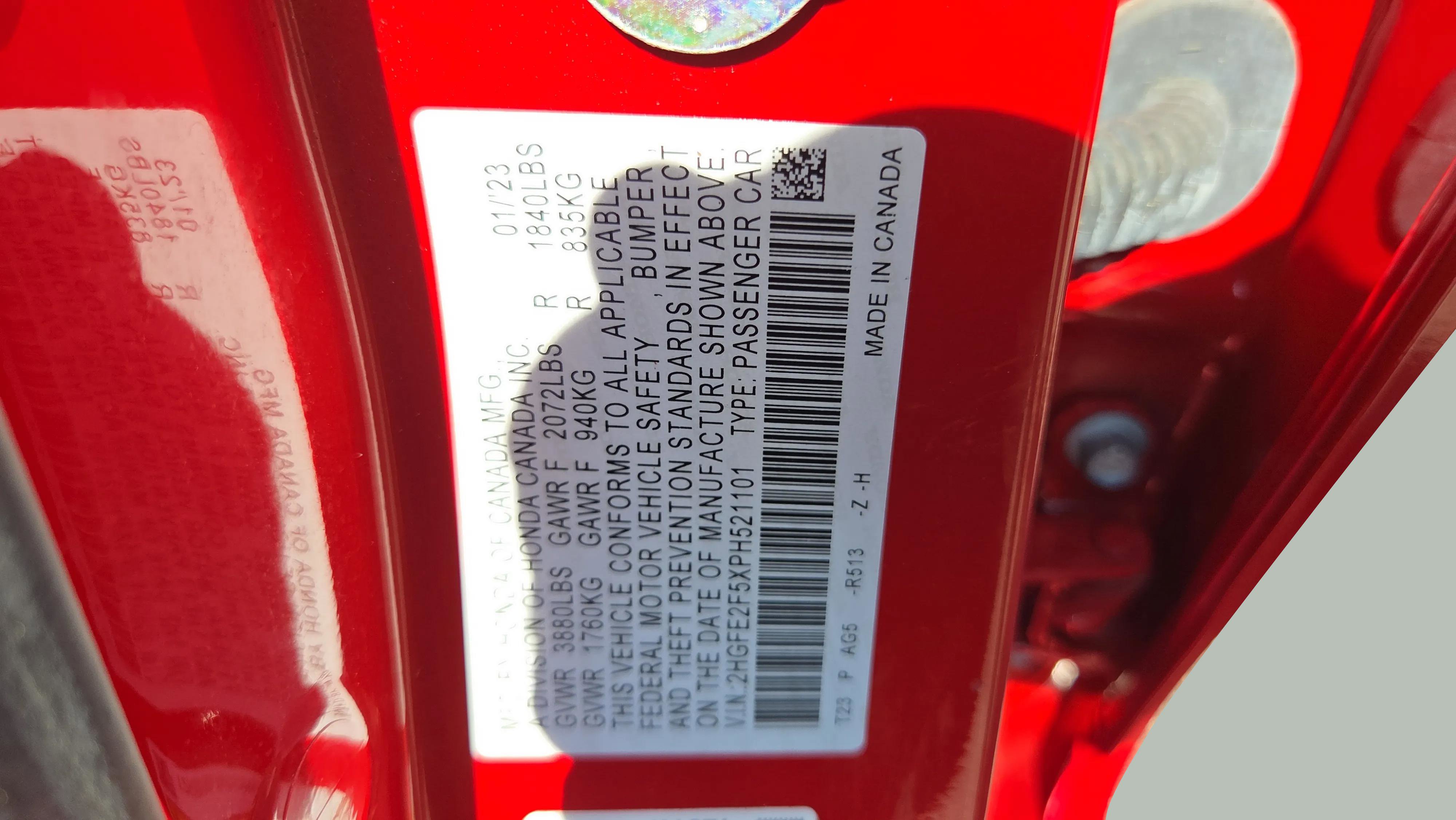 Used 2023 Honda Civic Sport image 26