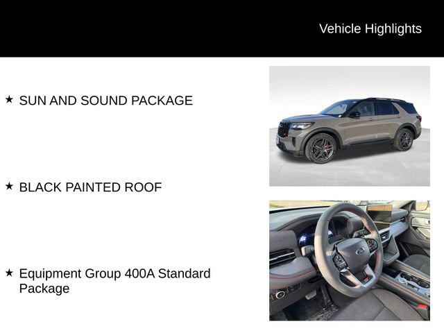 New 2026 Ford Explorer ST w/ Sun And Sound Package AWD/4WD image 7