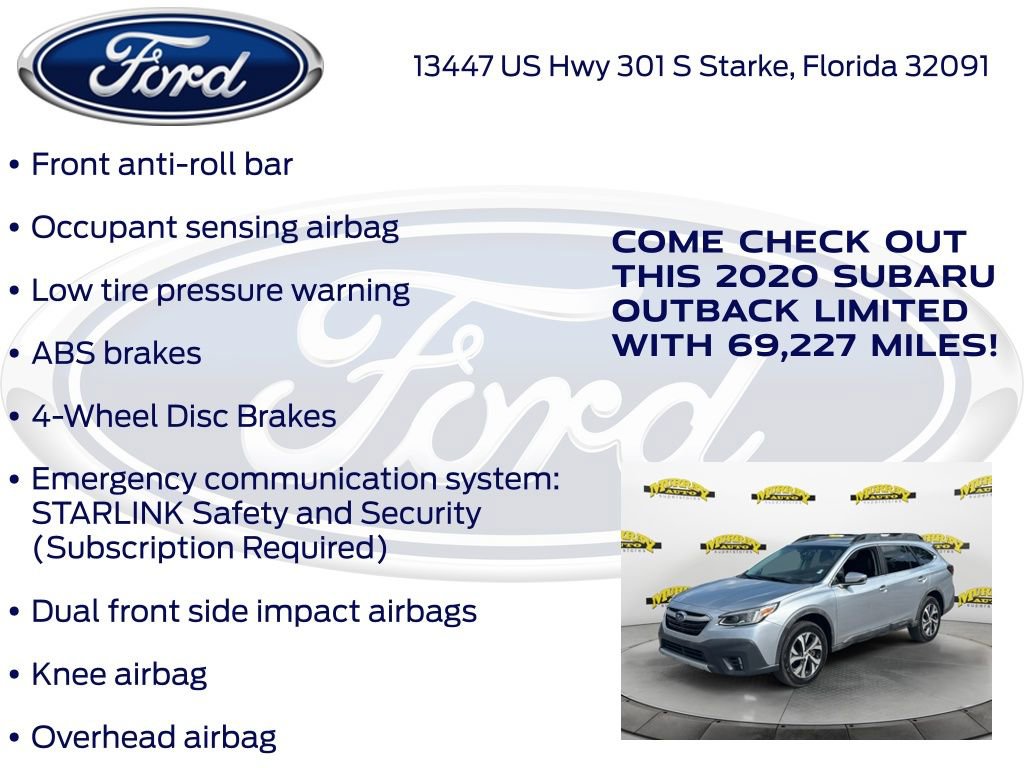 Used 2020 Subaru Outback Limited image 25