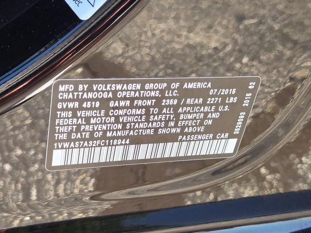 Used 2015 Volkswagen Passat 1.8T Limited Edition image 34