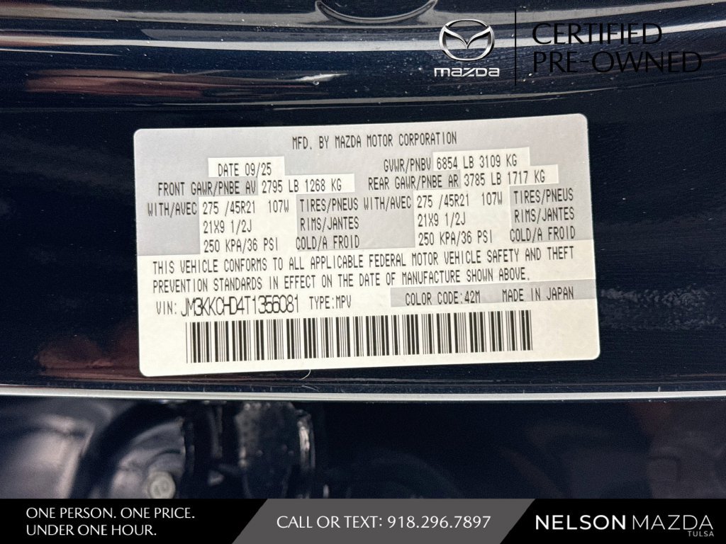 Used 2026 MAZDA CX-90 3.3 Turbo w/ Premium Sport Pkg AWD/4WD image 63
