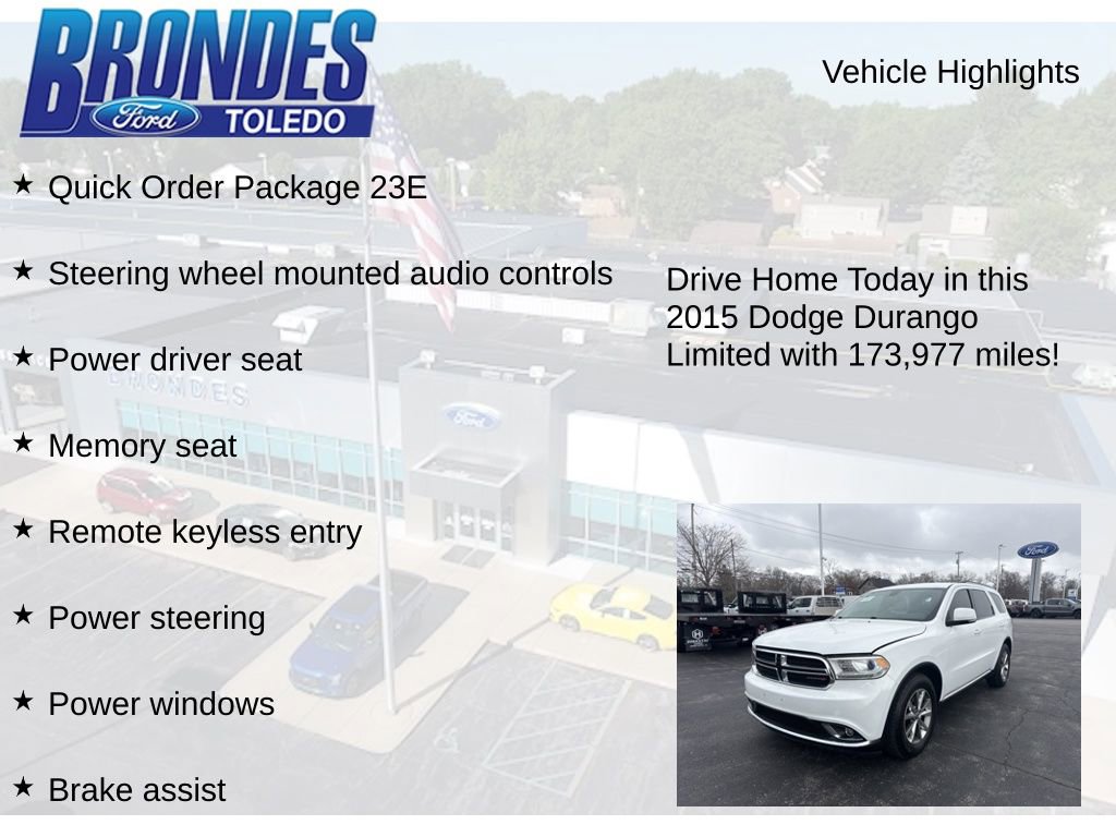 Used 2015 Dodge Durango Limited RWD image 5