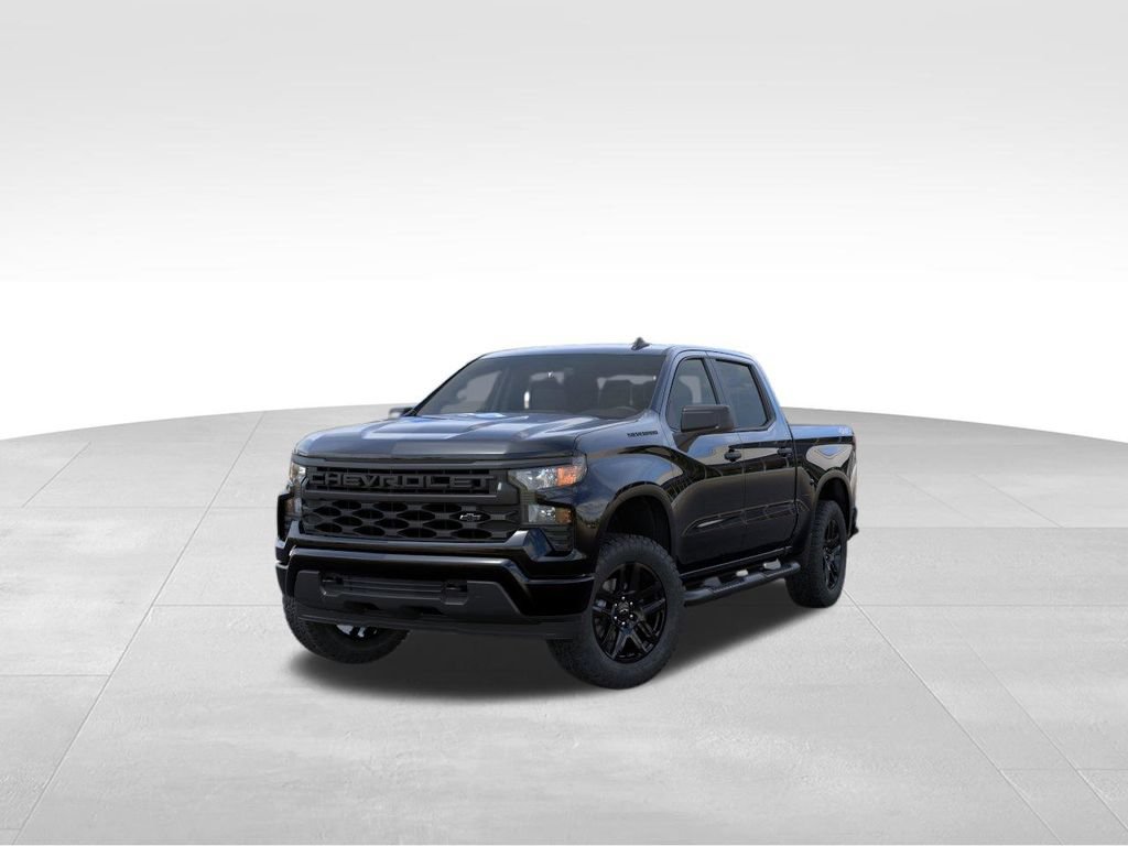 New 2026 Chevrolet Silverado 1500 Custom w/ Turbomax Blackout Package AWD/4WD image 8