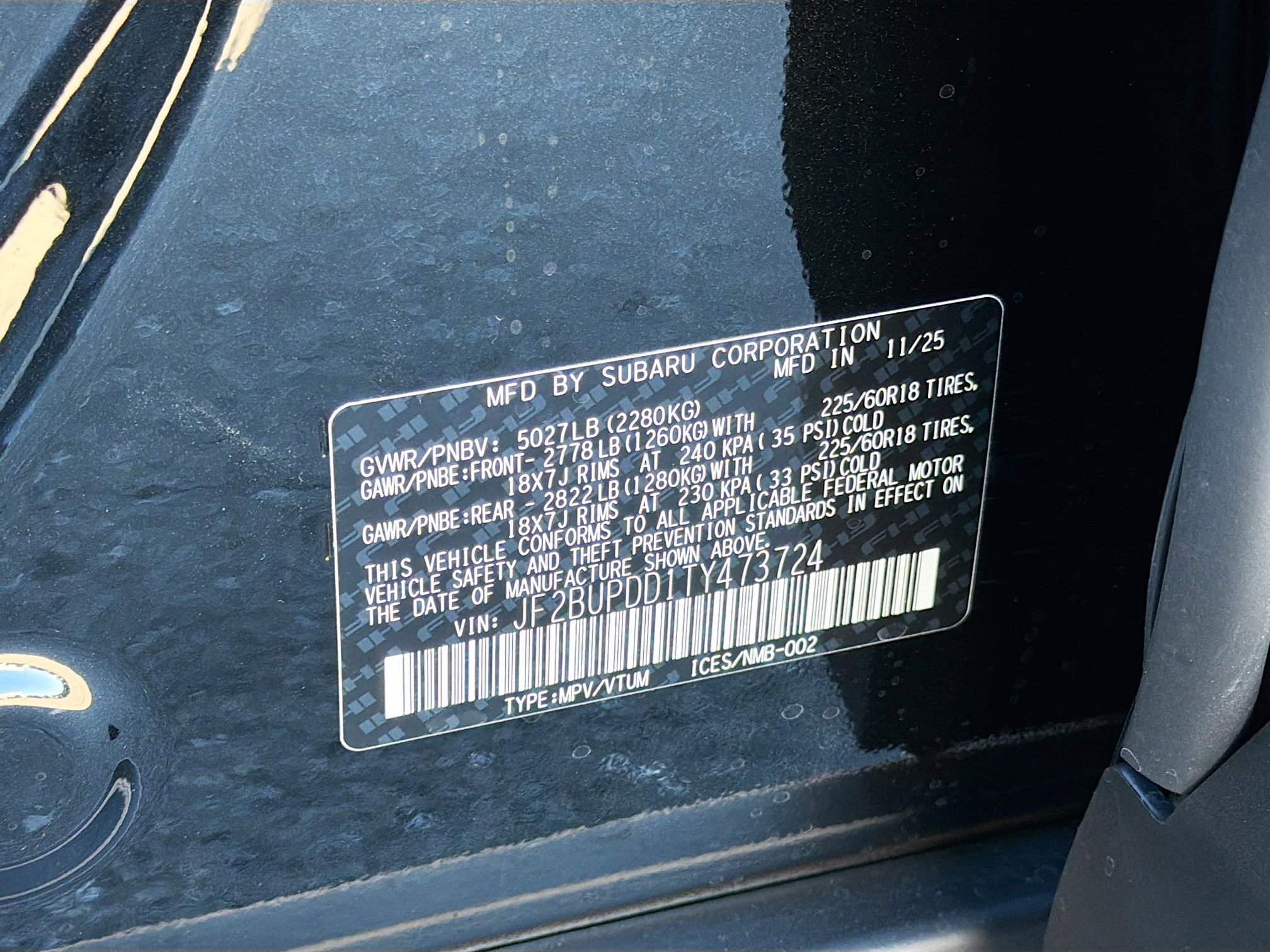 New 2026 Subaru Outback Limited image 43