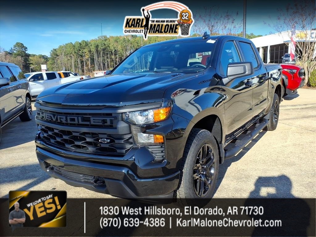 New 2026 Chevrolet Silverado 1500 Custom w/ LPO, Dark Essentials Package