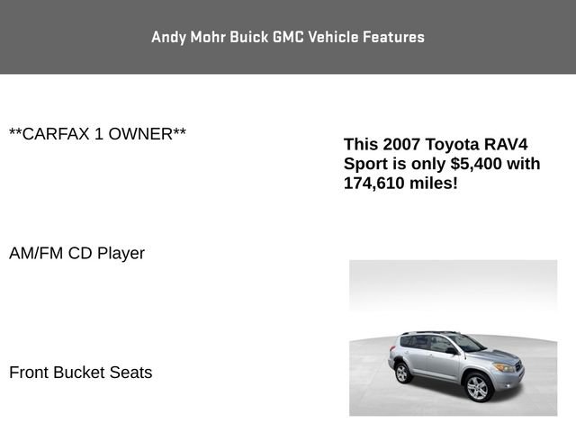 Used 2007 Toyota RAV4 Sport AWD/4WD image 4