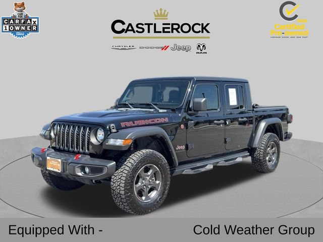 Certified 2021 Jeep Gladiator Rubicon w/ Cold Weather Group AWD/4WD image 1
