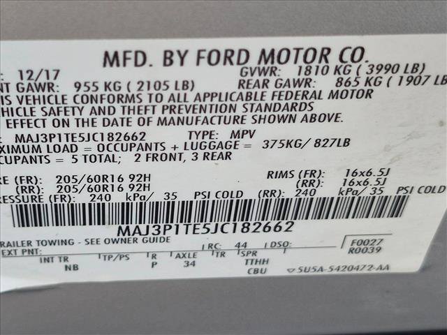 Used 2018 Ford EcoSport SE FWD image 23