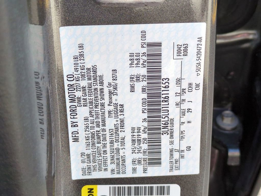 Used 2020 Lincoln MKZ Reserve w/ Elements Package image 31