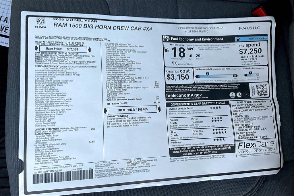 New 2026 RAM 1500 Big Horn image 14