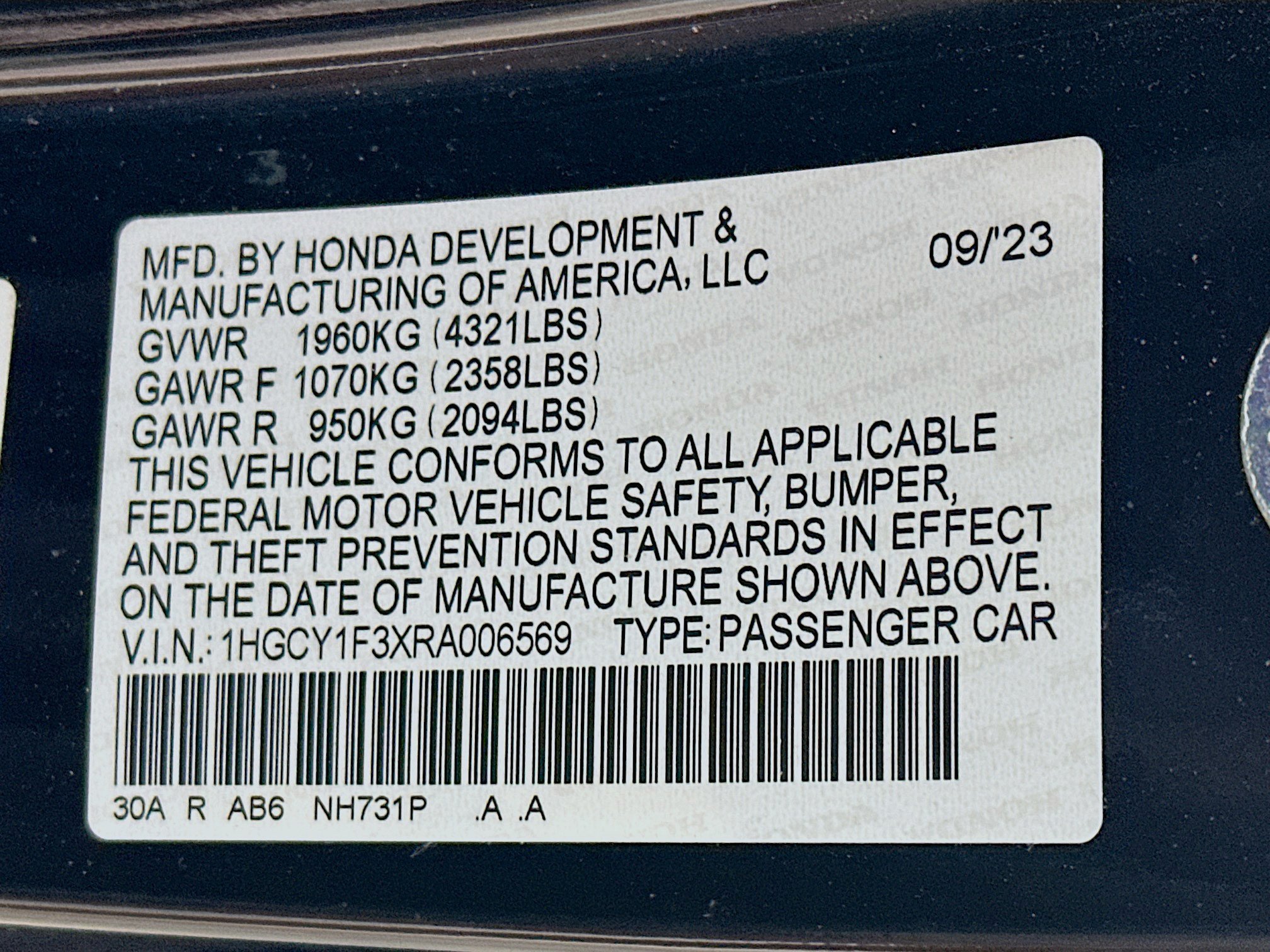 Used 2024 Honda Accord EX image 12