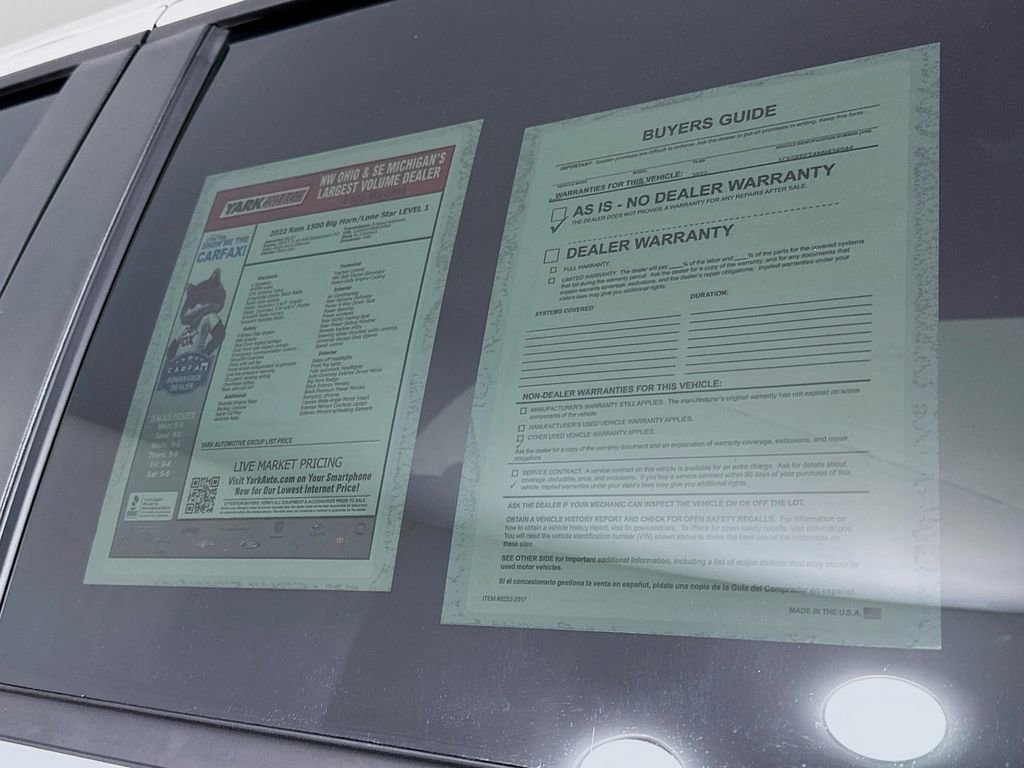 Certified 2022 RAM 1500 Big Horn AWD/4WD image 16