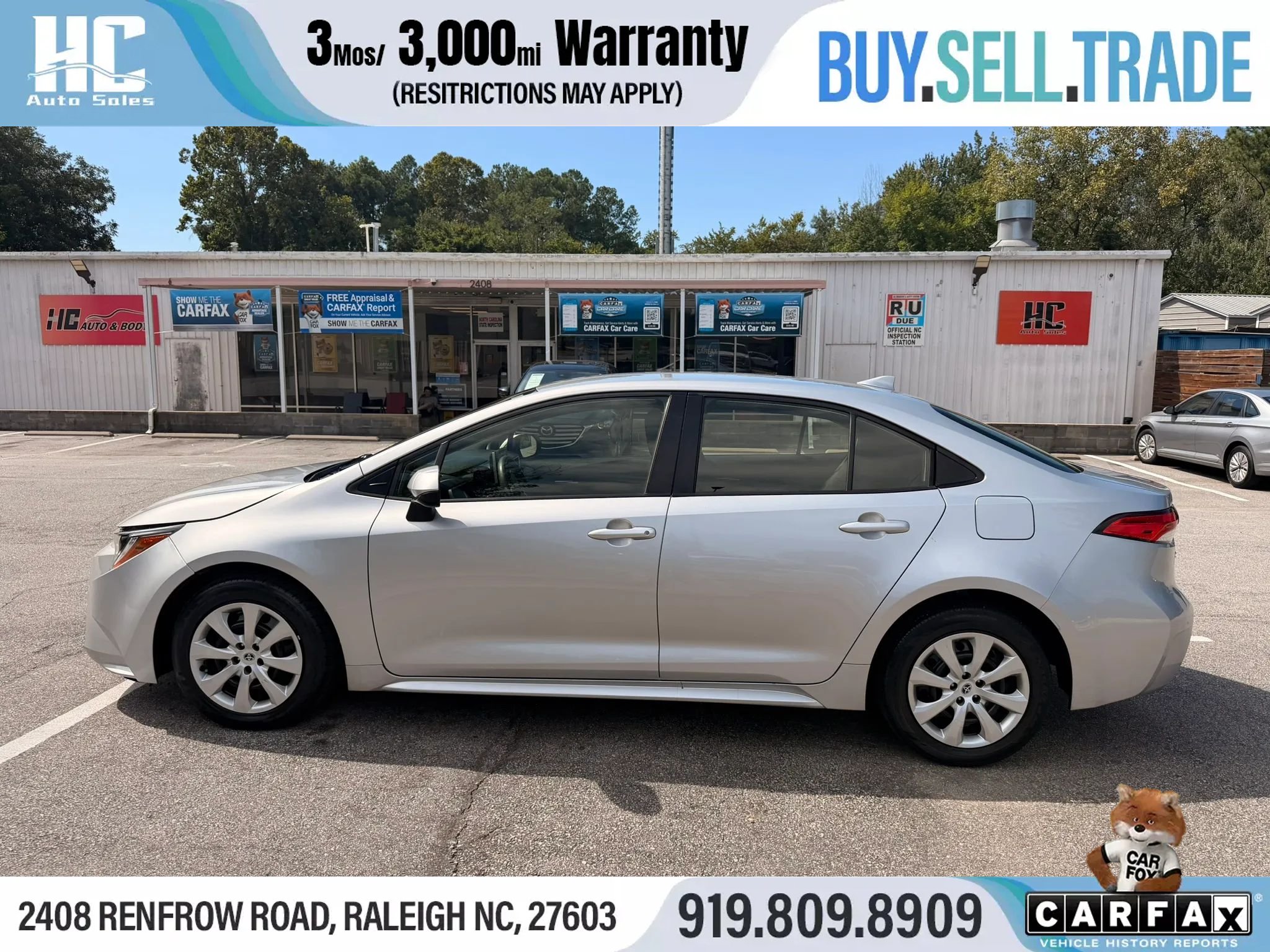Used 2021 Toyota Corolla LE FWD image 2