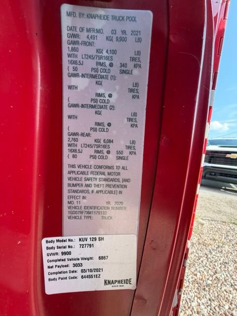 Used 2021 GMC Savana 3500 w/ Power Convenience Package RWD image 10