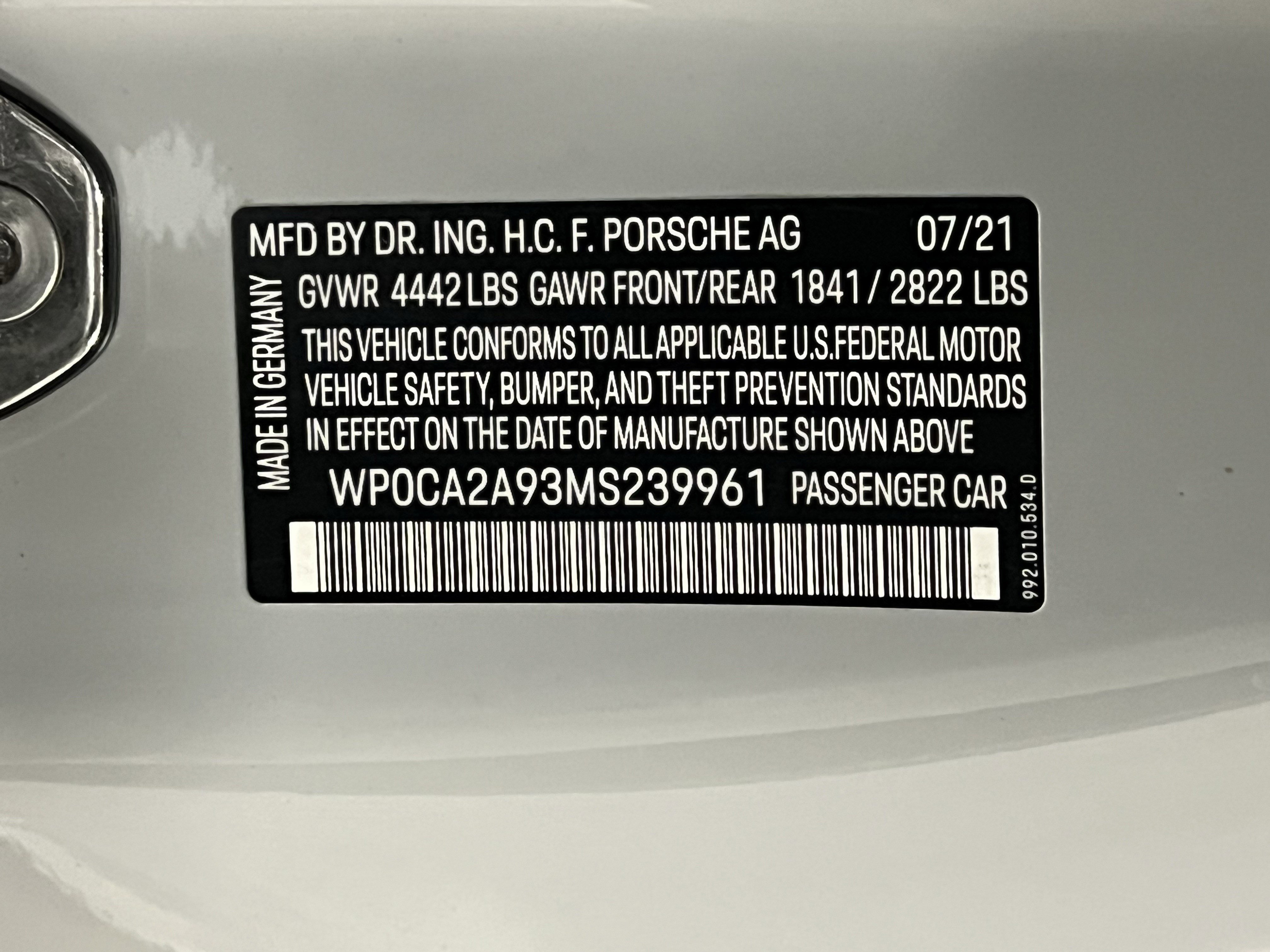 Certified 2021 Porsche 911 Carrera image 26
