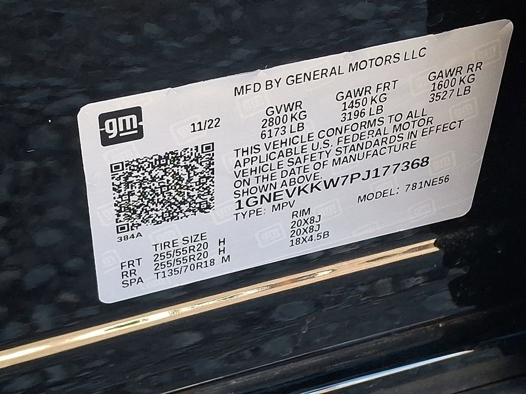 Used 2023 Chevrolet Traverse Premier w/ LPO, Floor Liner Package image 26