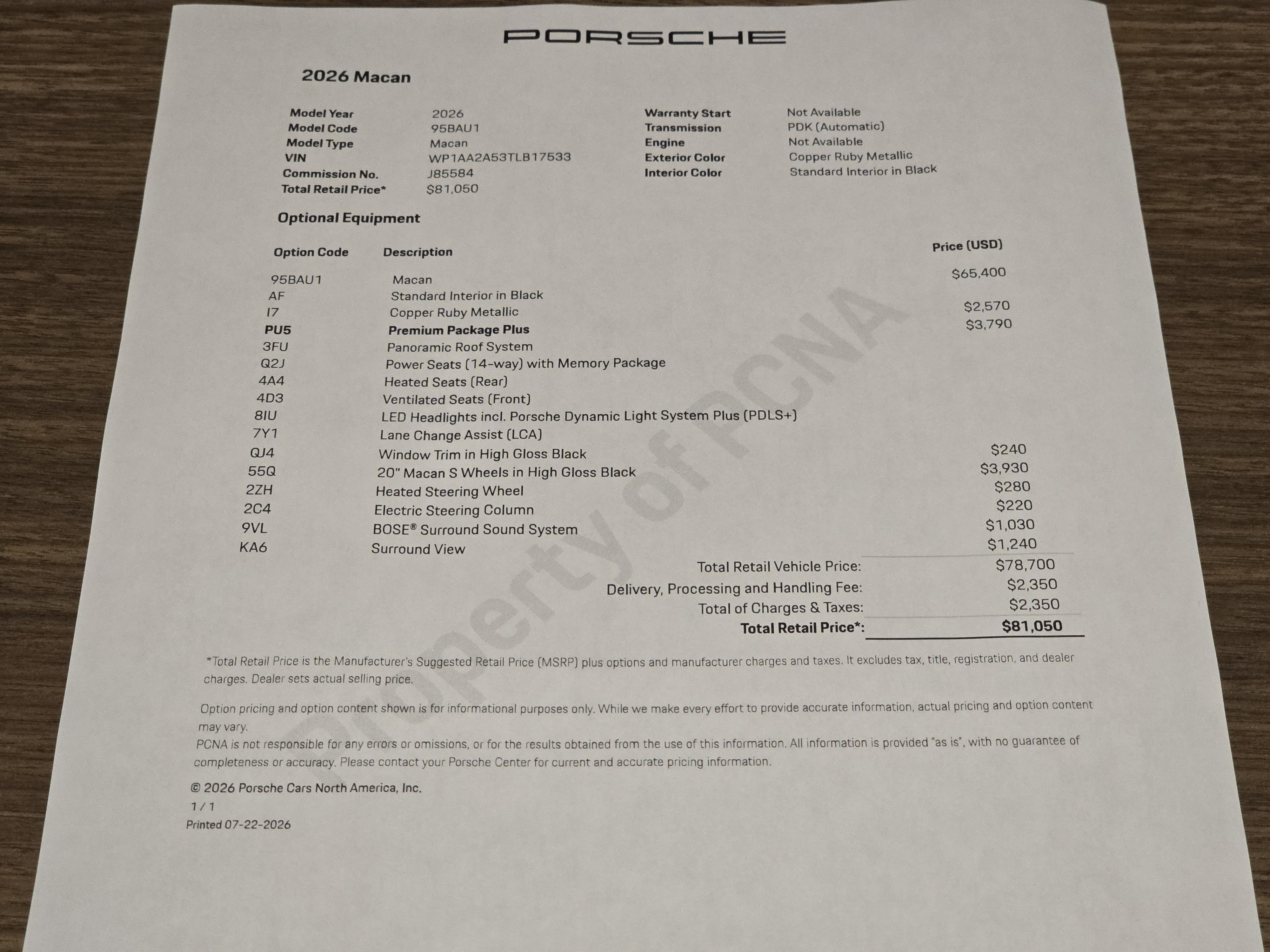 New 2026 Porsche Macan AWD/4WD image 29
