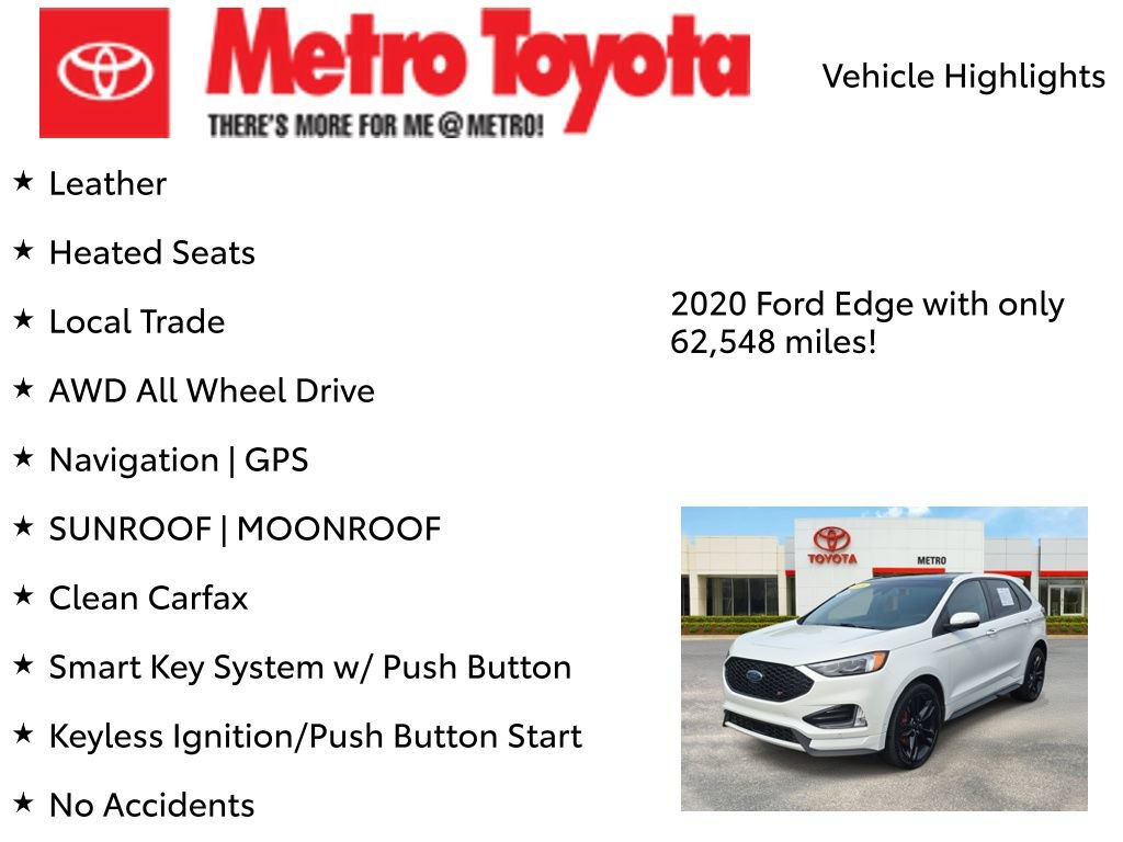 Used 2020 Ford Edge ST w/ Equipment Group 401A AWD/4WD image 8