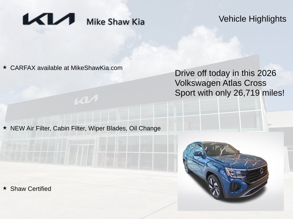Used 2026 Volkswagen Atlas Cross Sport SE FWD image 8