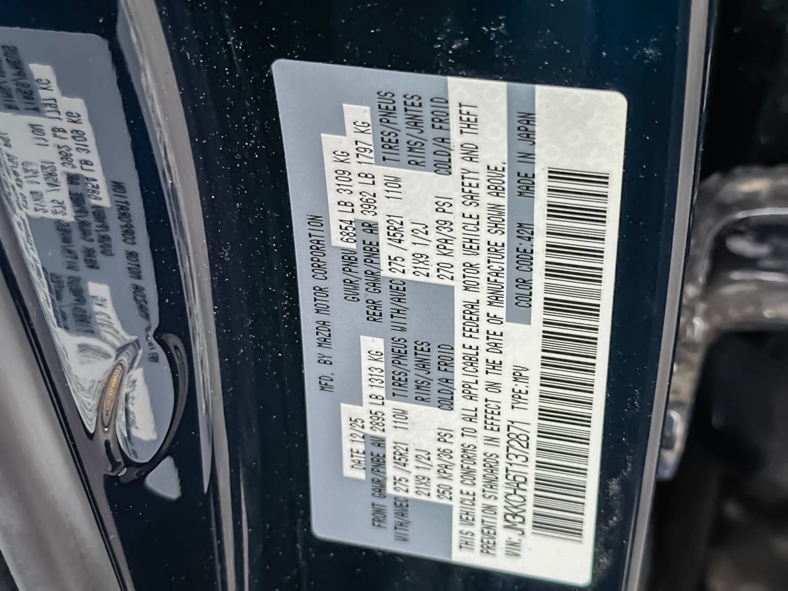 New 2026 MAZDA CX-90 Plug-In Hybrid w/Premium Sport AWD/4WD image 27