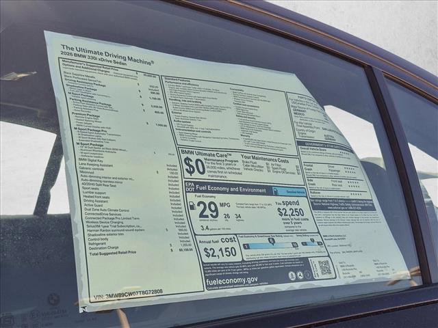 New 2026 BMW 330i xDrive Sedan w/ M Sport Package AWD/4WD image 18