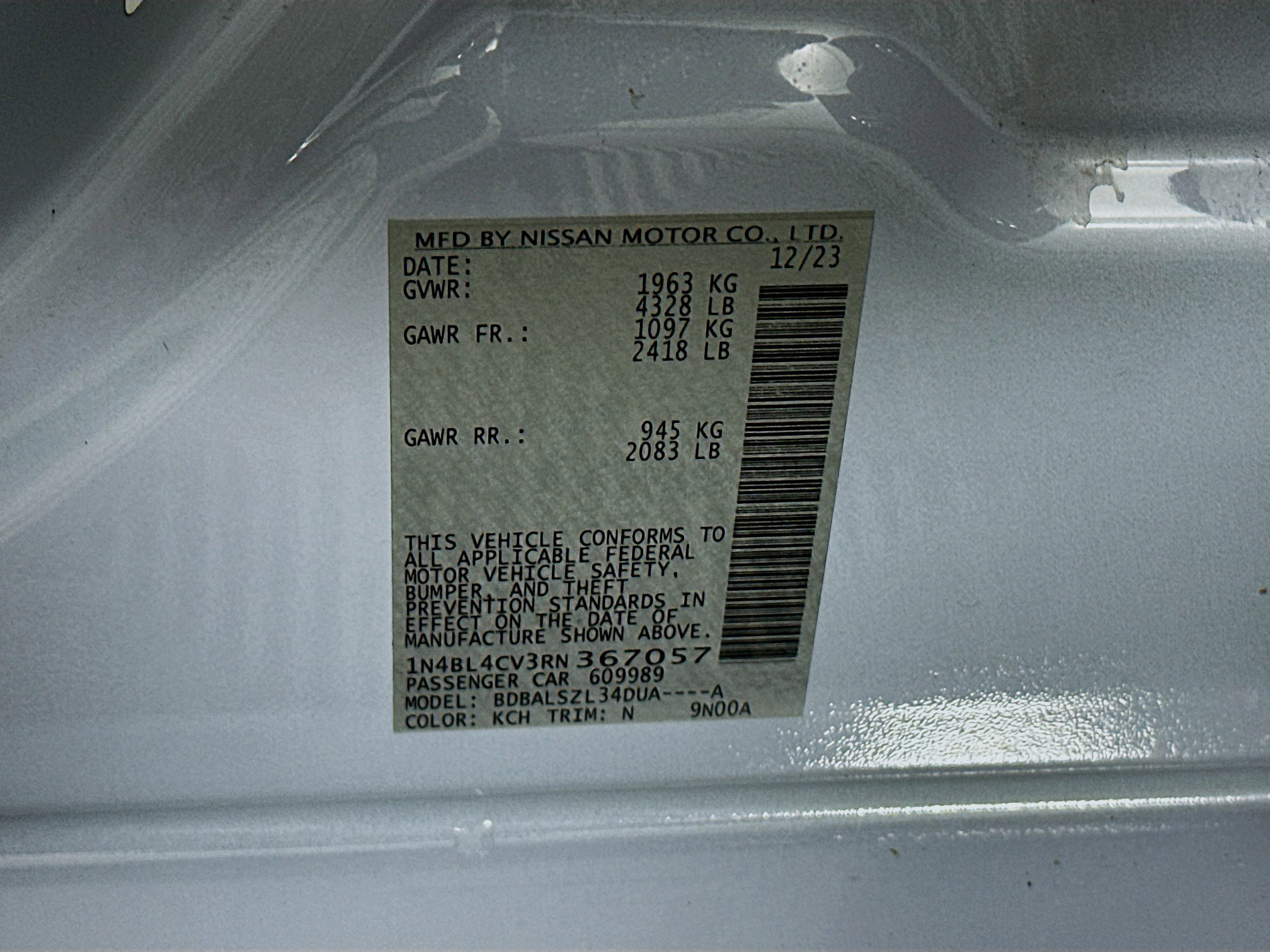 Used 2024 Nissan Altima 2.5 SR image 12