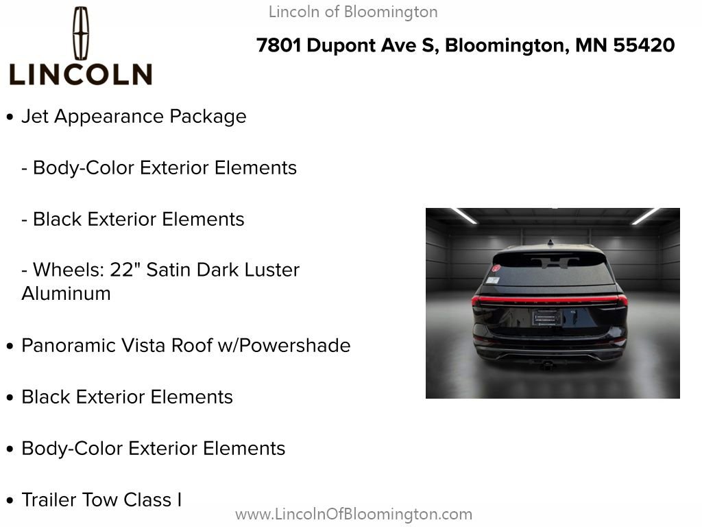 New 2026 Lincoln Nautilus Reserve w/ Jet Appearance Package image 5