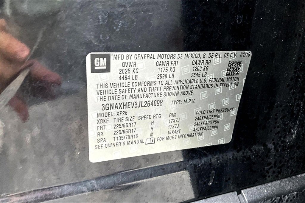 Certified 2018 Chevrolet Equinox LS image 17