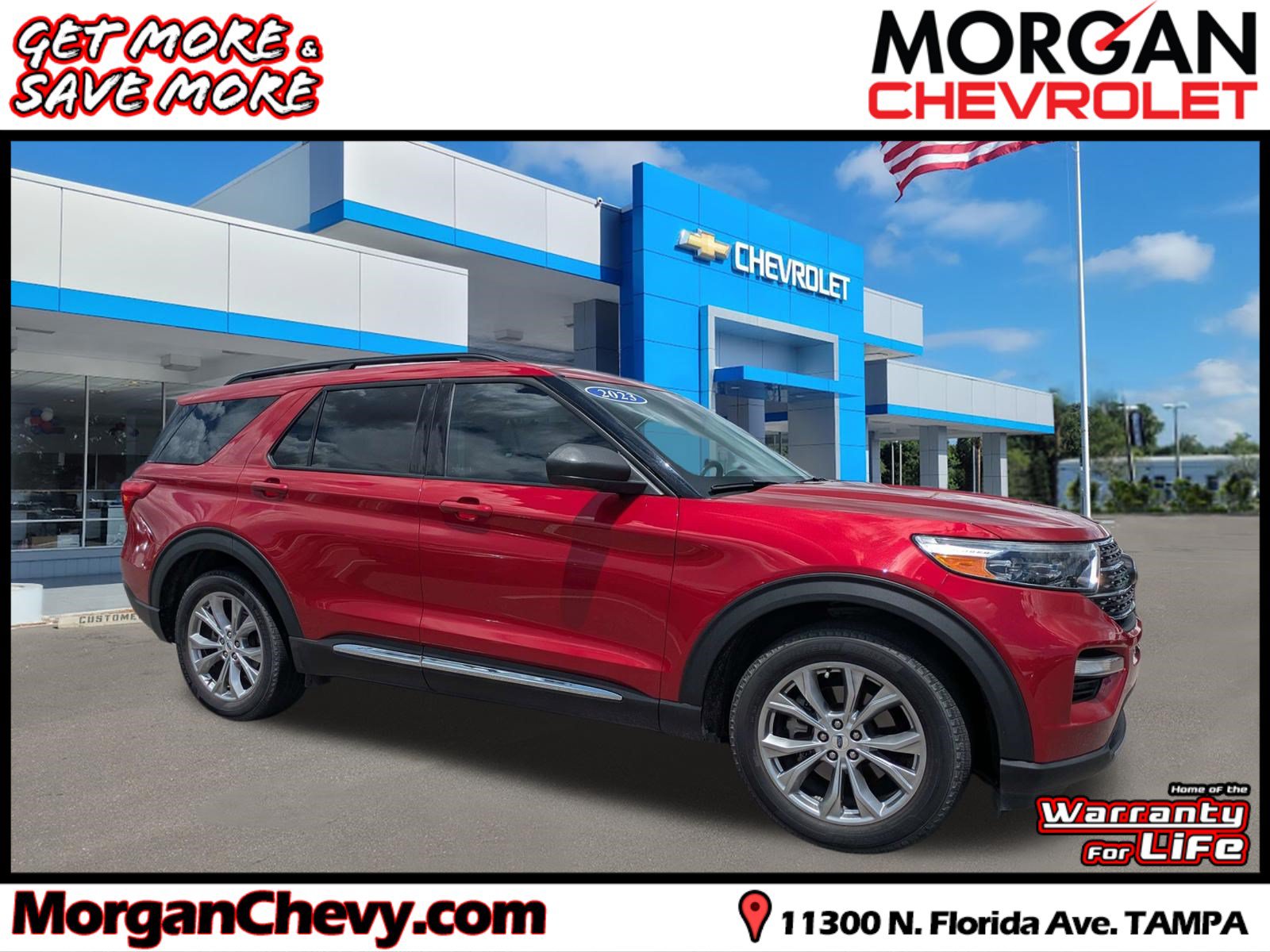 Used 2023 Ford Explorer XLT w/ Equipment Group 202A RWD image 1