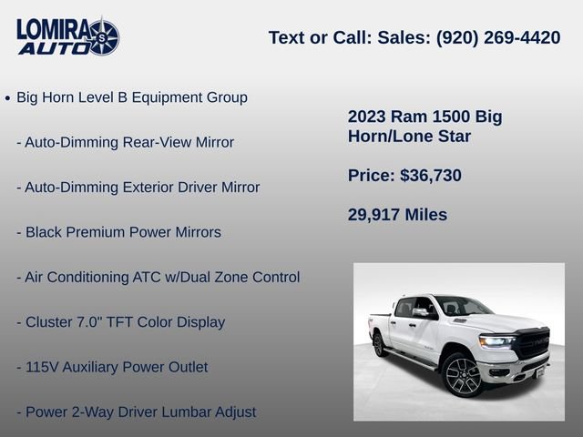 Used 2023 RAM 1500 Big Horn AWD/4WD image 14