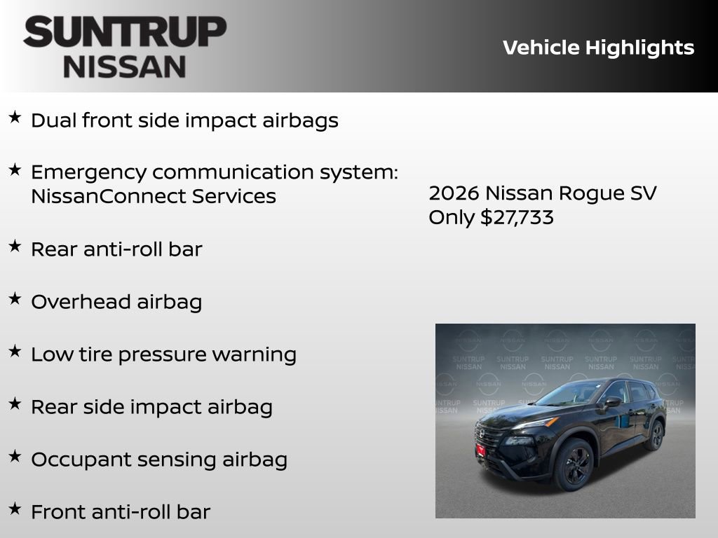 New 2026 Nissan Rogue SV FWD image 16