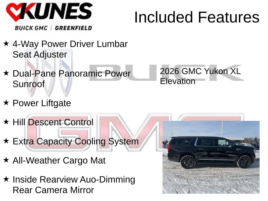 New 2026 GMC Yukon XL Elevation w/ Elevation Premium Package image 4