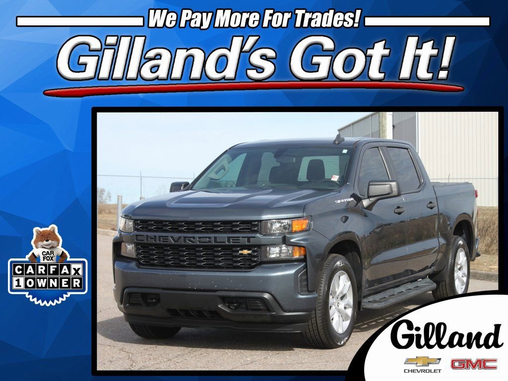 Used 2022 Chevrolet Silverado 1500 Custom image 1